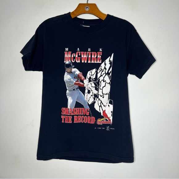 MLB Other - Vintage 1998 Mark McGwire Cardinals MLB Baseball T Shirt Youth Large 14-16